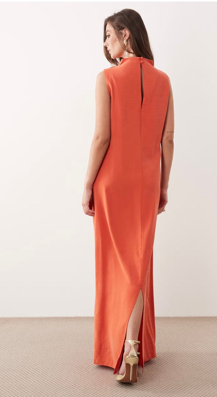 AFH - Column Slouchy Hip Maxi Dress