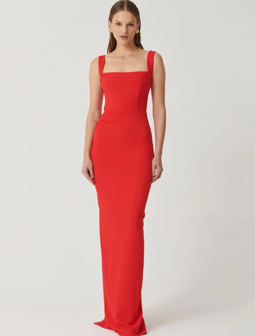 Effie Kats - Marbella Gown in red