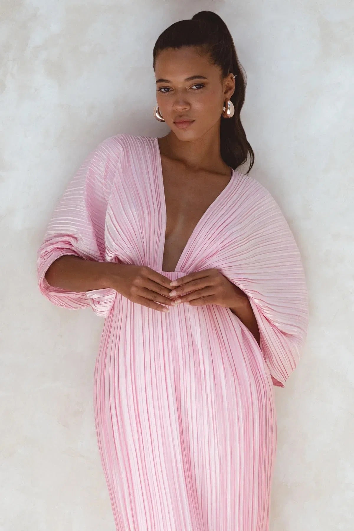 Sonya Moda - Gianna Plissee Dress | Pink