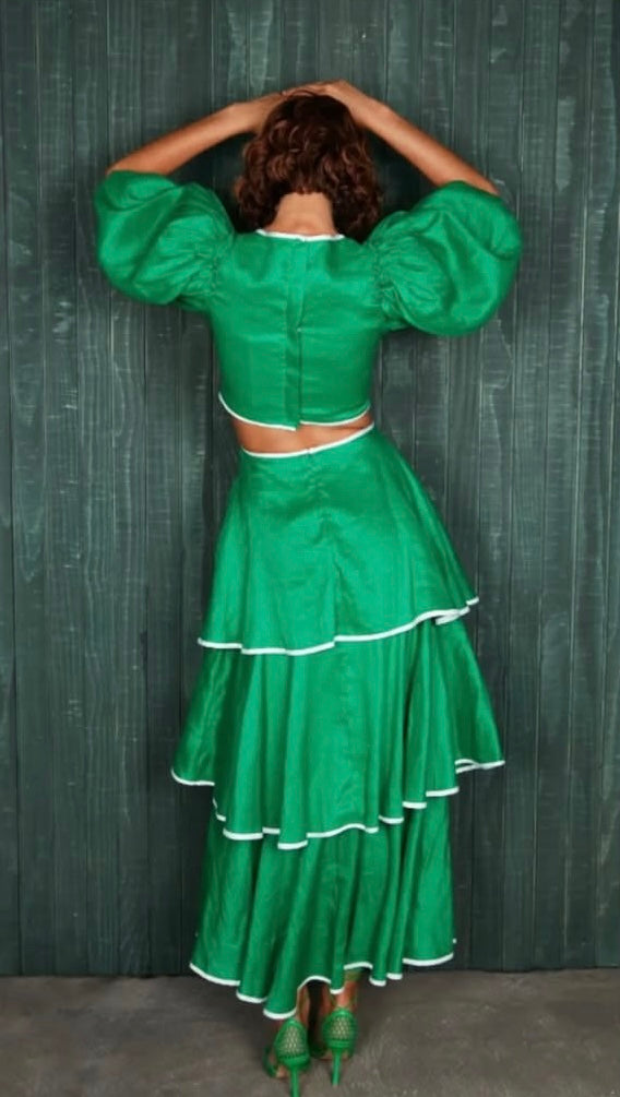 Mackenzie Mode - Puff Sleeve Midi