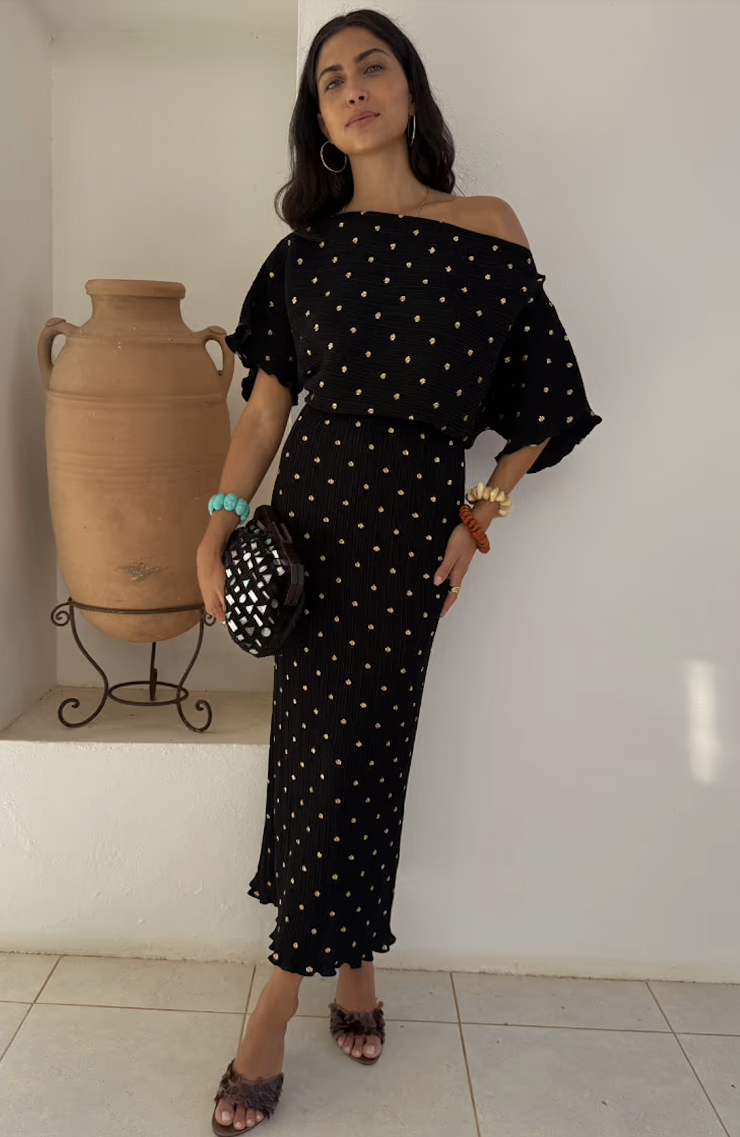 NFD - Tilly Plisse Midi