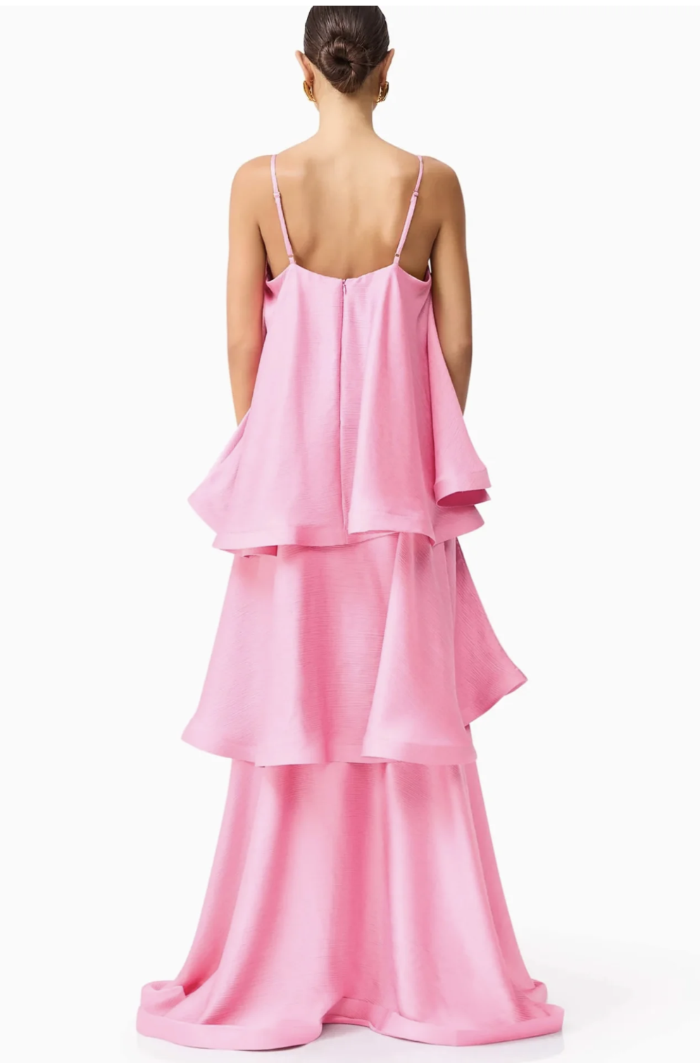 Elliatt - Tilly Tiered Maxi in pink