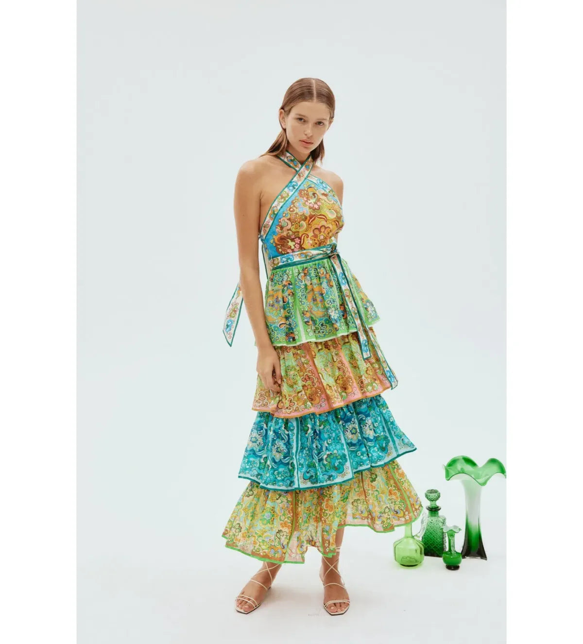 Alemais - Dreamer Halter Tier Midi
