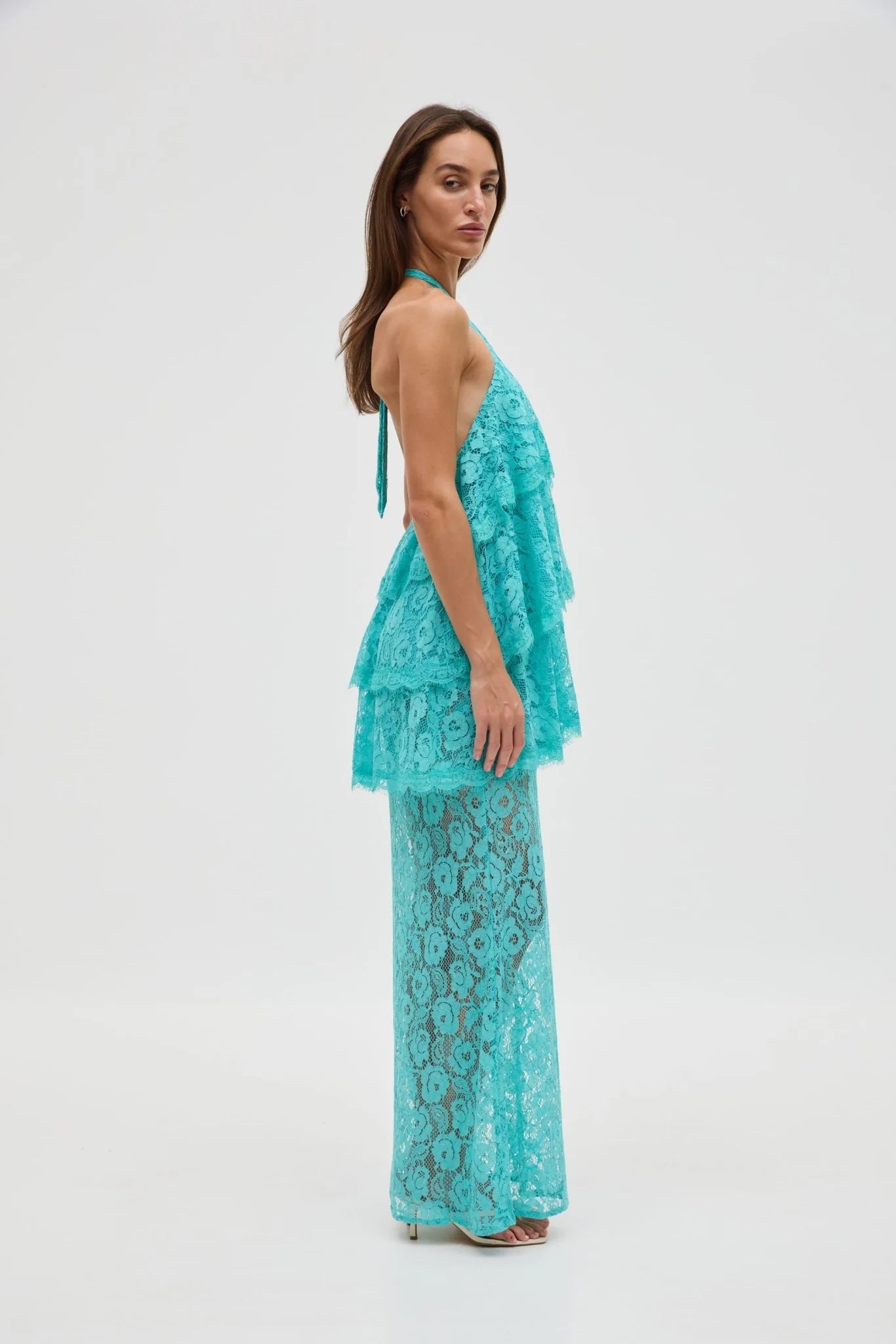 Third Form - Lovelight Lace Tiered Dress | Mint