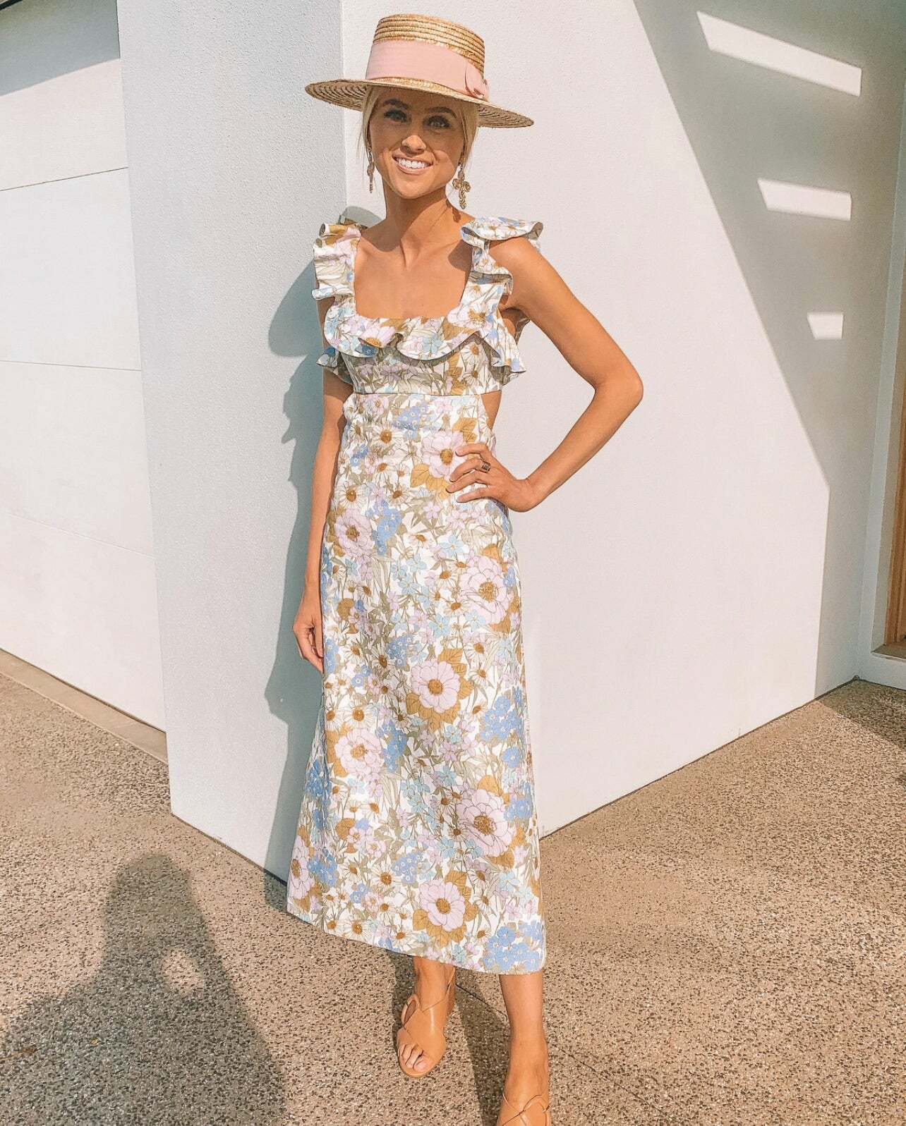 Zimmermann - Super Eight Frilled Midi