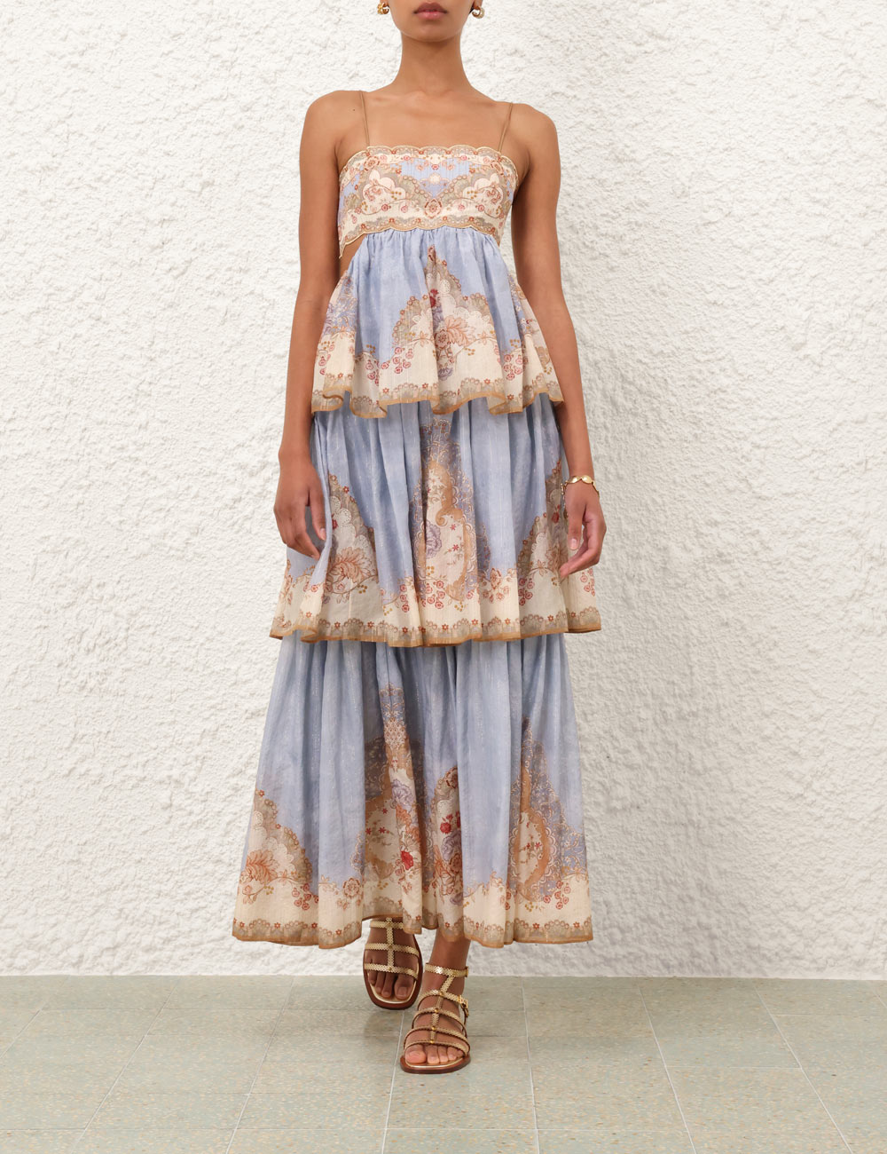 Zimmermann - Daylight Tiered Maxi Dress