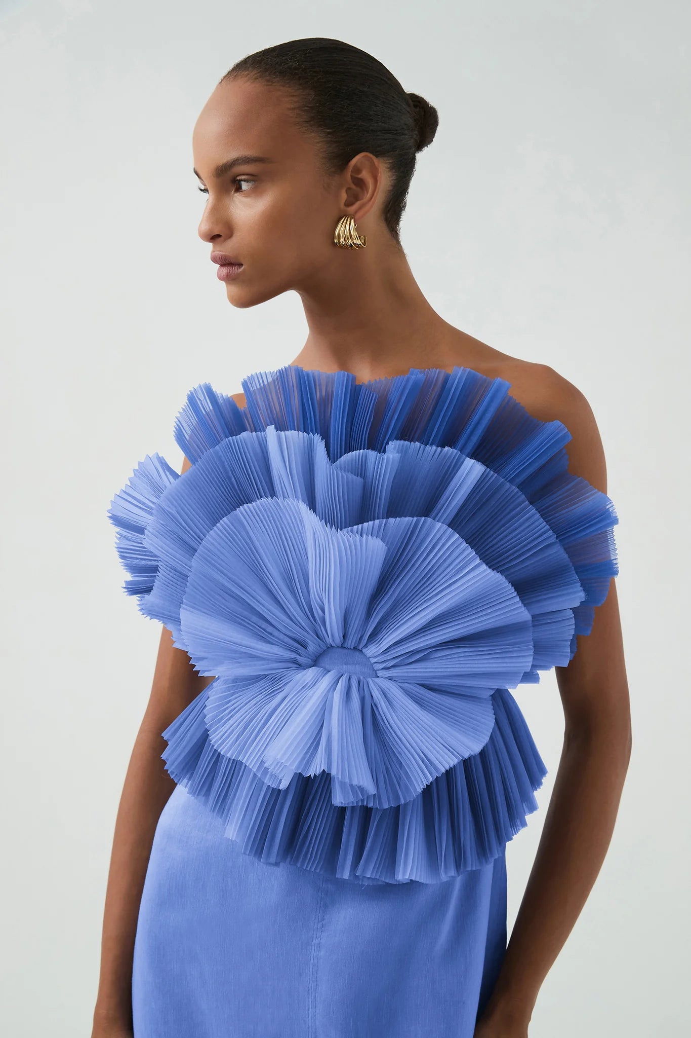 AJE - Kira Midi Dress in blue