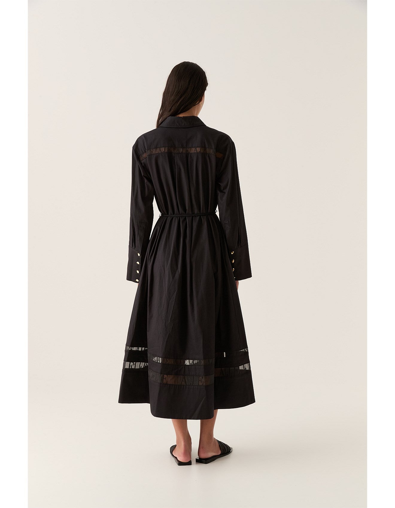 AJE - Reframe Logo Shirt Dress