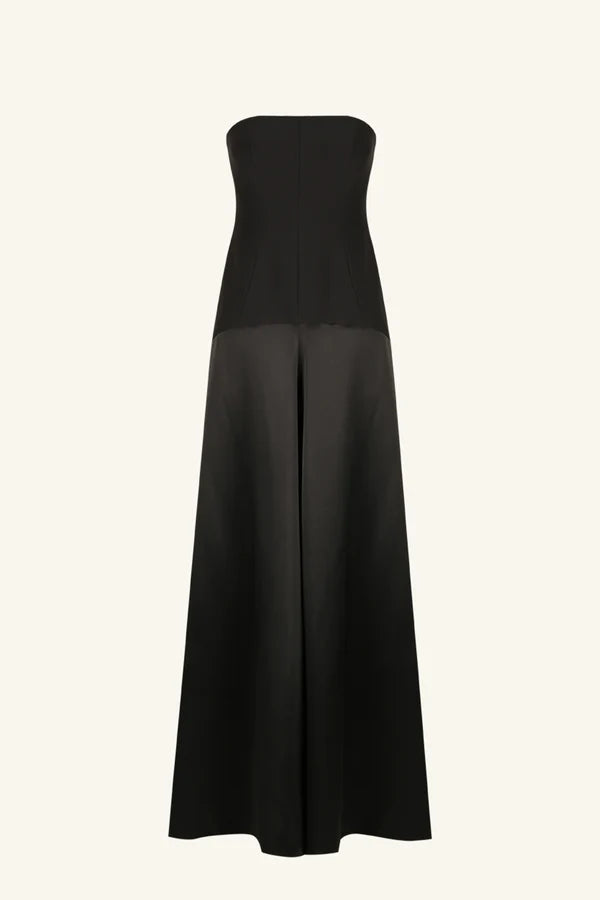 Shona Joy - Adri Strapless Panelled Maxi | black