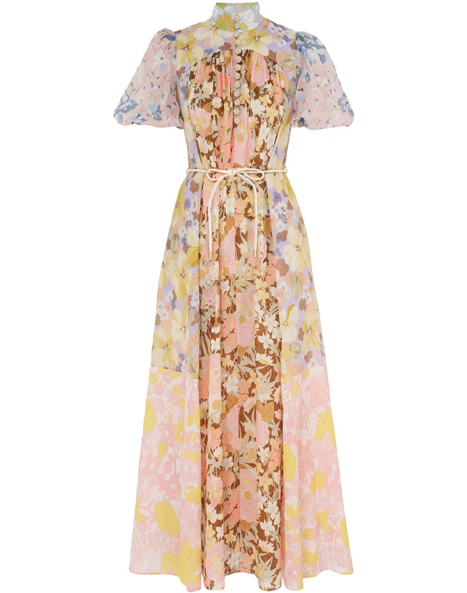 Zimmermann - Pop Puff Sleeve Maxi Dress