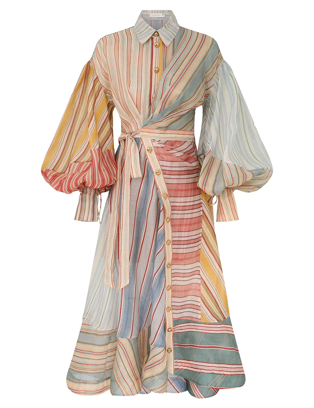 Zimmermann - Rebllion Striped Midi