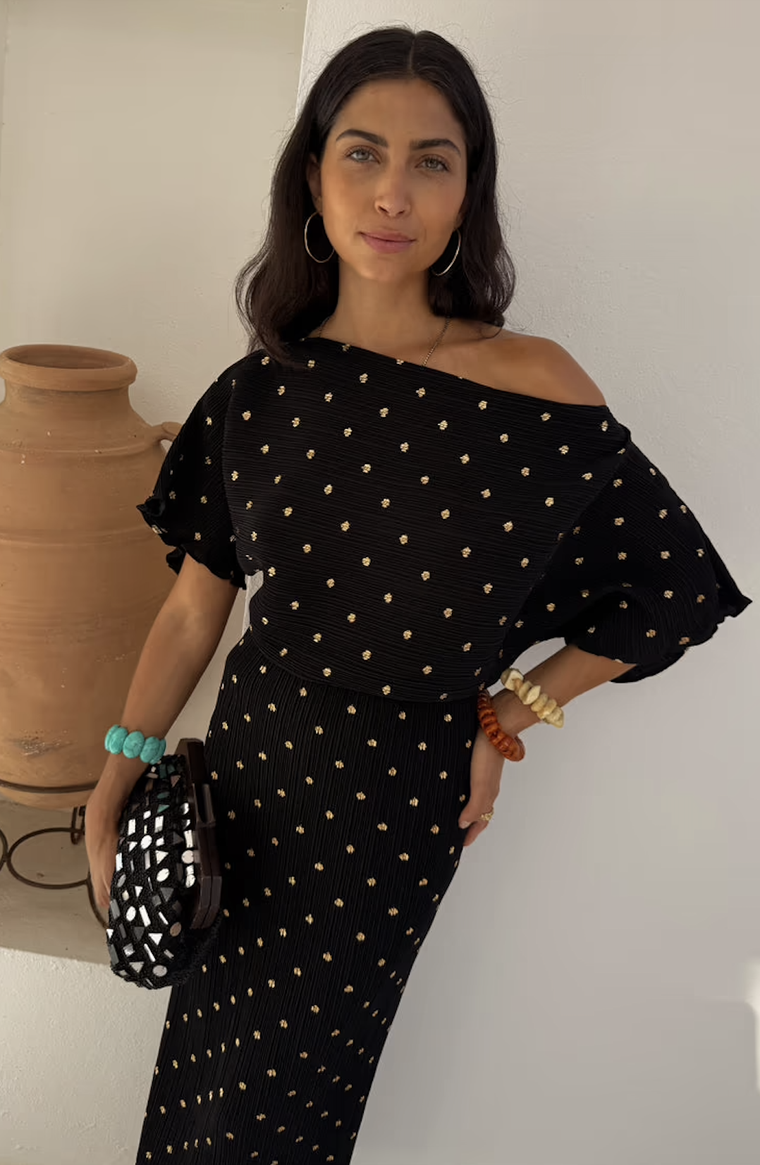 NFD - Tilly Plisse Midi