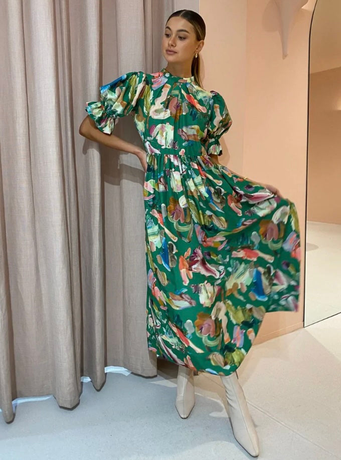 Arlo Puff Sleeve Midi