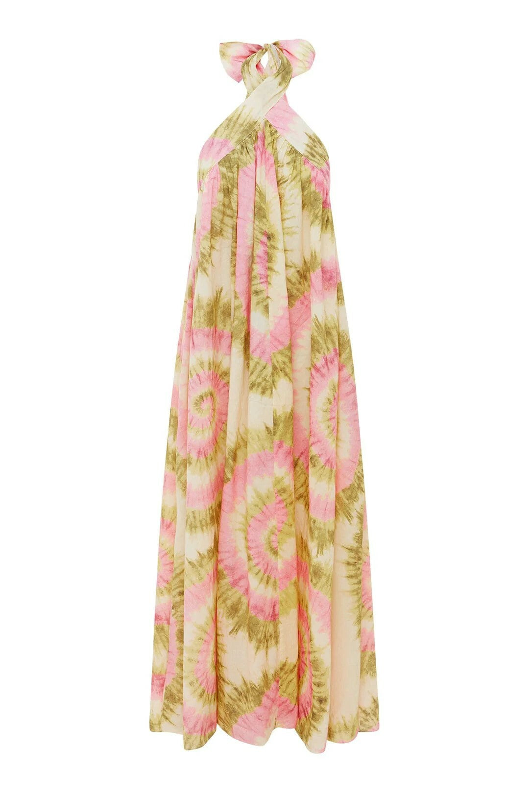 Alemais - Flash Tie Neck Midi Dress