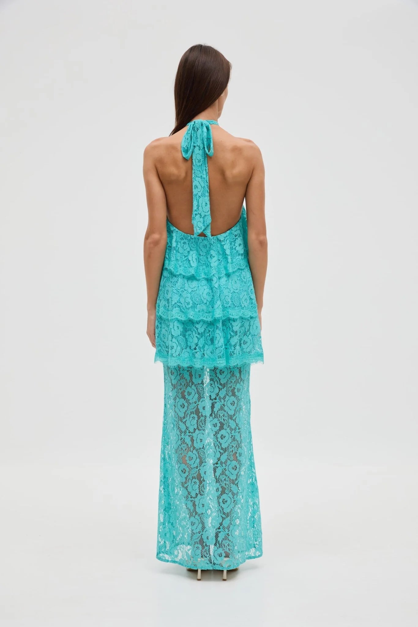 Third Form - Lovelight Lace Tiered Dress | Mint