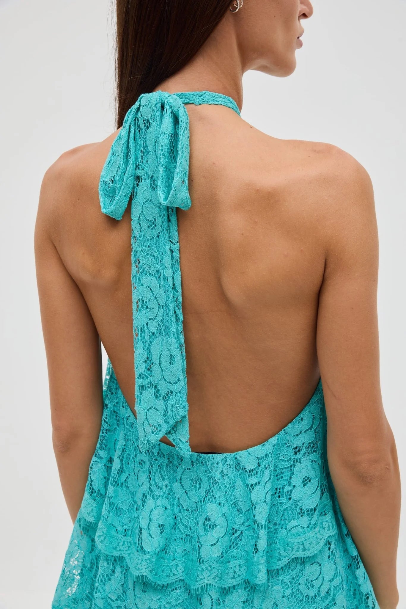 Third Form - Lovelight Lace Tiered Dress | Mint